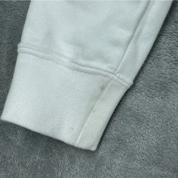 Nike Womens White Sweatshirt Logo Crewneck Small *flaw* d0973 - Picture 7 of 9